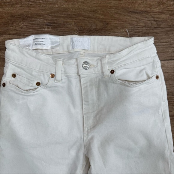 Acne Studios Skin 5 White Denim Vintage Skinny‎ Jeans Size 26 - Picture 4 of 8
